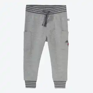 Baby-Jungen-Jogginghose mit gestreiften Bündchen