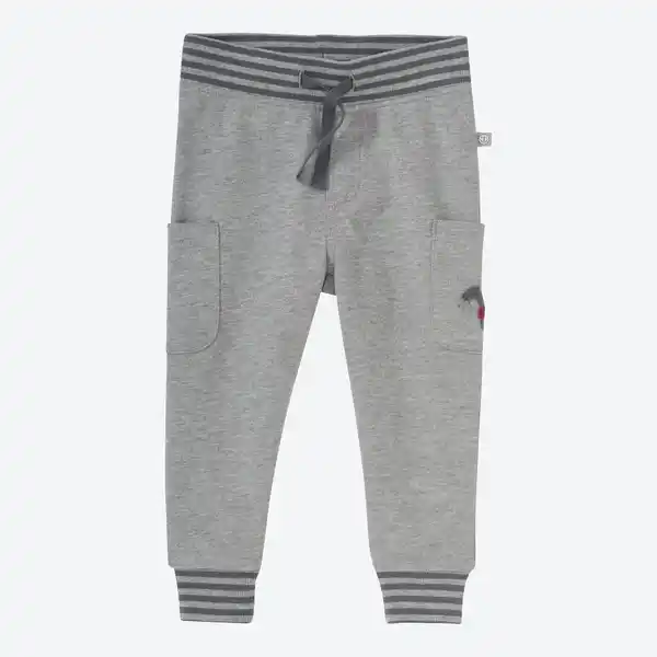 Bild 1 von Baby-Jungen-Jogginghose mit gestreiften Bündchen