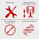 Bild 4 von Benzin-Kettensäge CSP560S Inkl. Schutzbrille und Gehörschutz