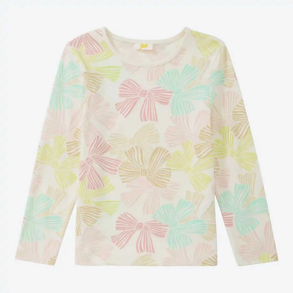 Bild 1 von Kinder-Mädchen-Langarmshirt mit hohem Baumwollanteil