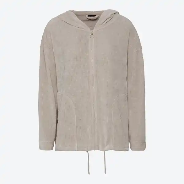 Bild 1 von Damen-Chenille-Jacke mit Kapuze