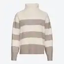 Bild 2 von Damen-Ringelpullover mit Rollkragen