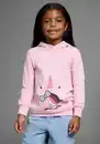 Bild 1 von KIDSWORLD Longsweatshirt mit niedlichem Taschendruck, Rosa