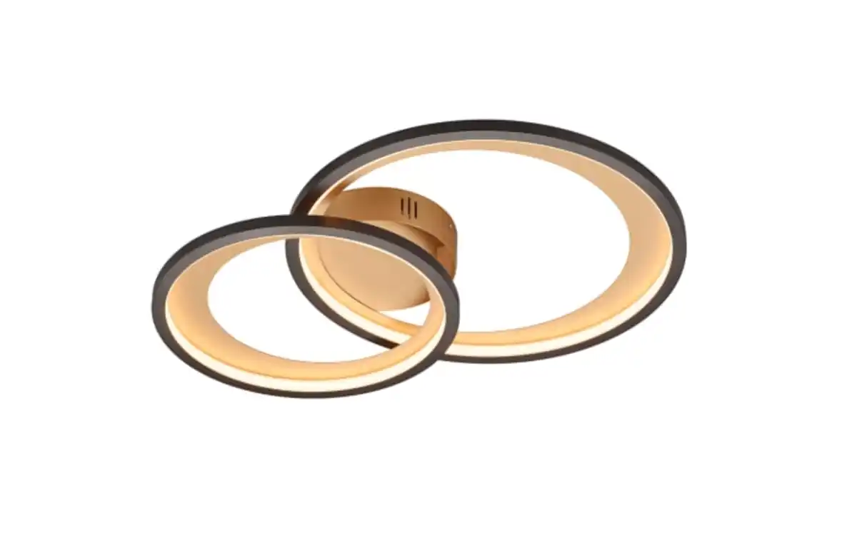 Bild 1 von LED-Deckenleuchte Granada, schwarz/gold, 59 cm