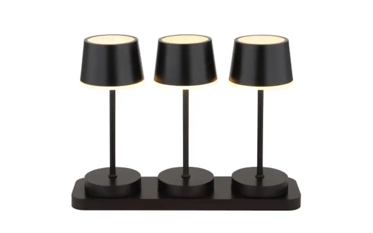 Bild 2 von Akku-Tischleuchte Dawson, schwarz, 3er Set