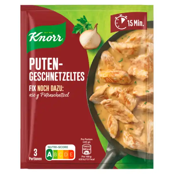 Bild 1 von Knorr Fix Putengeschnetzeltes 54g