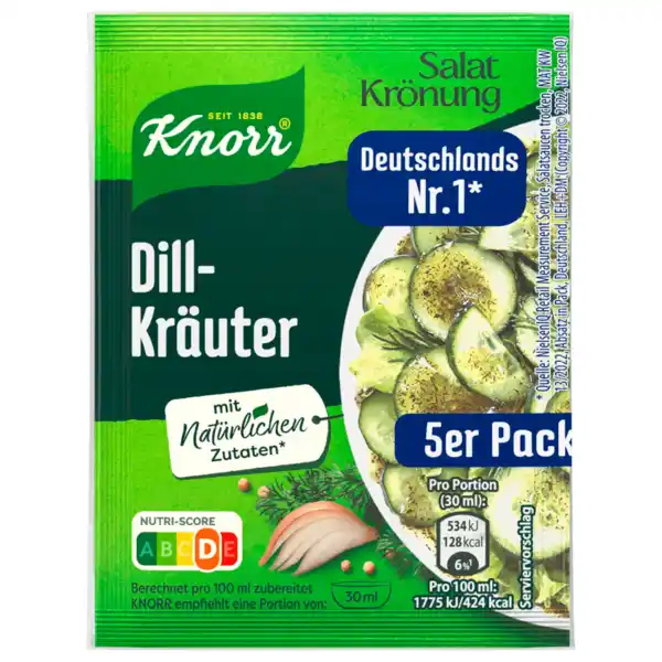 Bild 1 von Knorr Salatkrönung Dill Kräuter Dressing 45g
