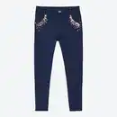 Bild 1 von Kinder-Mädchen-Sweatleggings mit Gürtelschlaufen