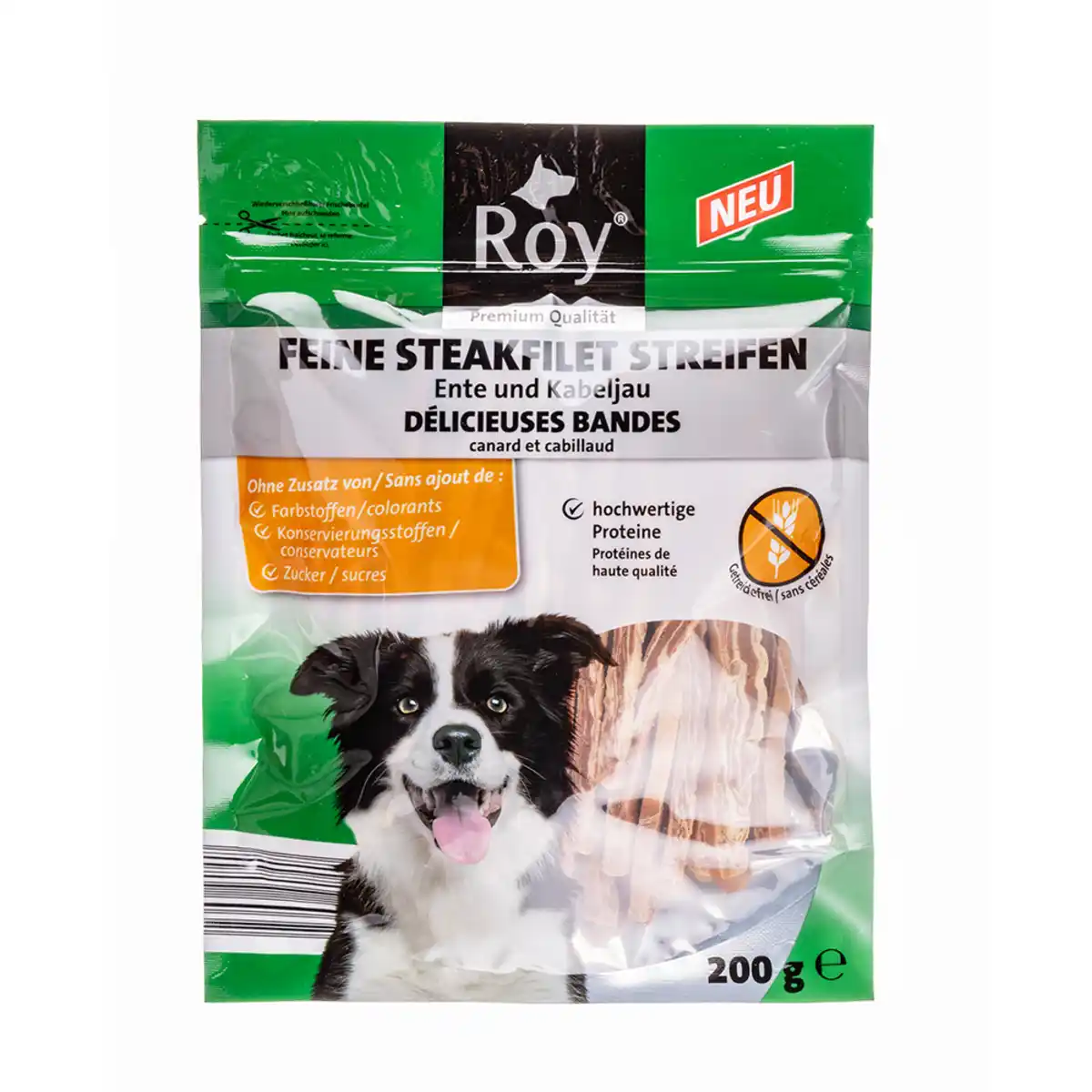 Bild 1 von Feine Steakfilet Streifen- Ente und Kabeljau