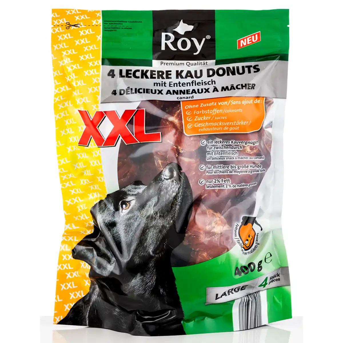 Bild 1 von Donuts XXL - Large 4er-Pack - Mit Entenfleisch