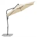 Bild 3 von Schneider Ampelschirm Genua Natur mit Kurbelmechanik