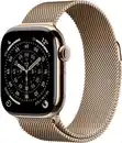 Bild 1 von Apple Watch Series 11 (42mm) GPS+5G Smartwatch Titan mit Milanaise Armband gold/gold