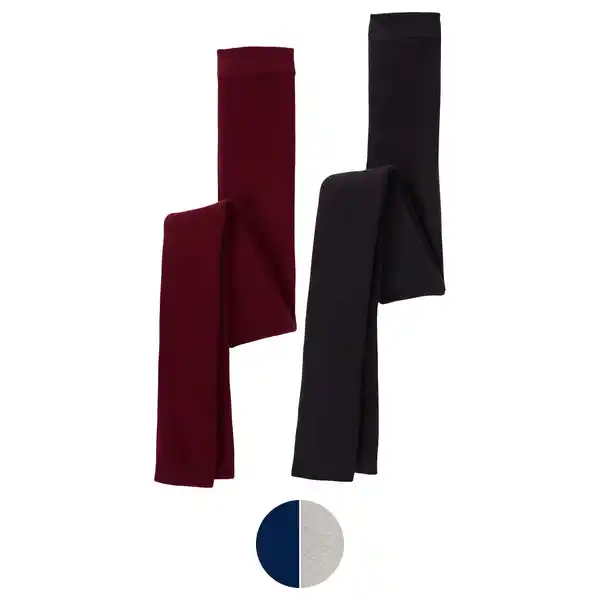 Bild 1 von LILY & DAN Kleinkinder Thermoleggings, 2er-Set