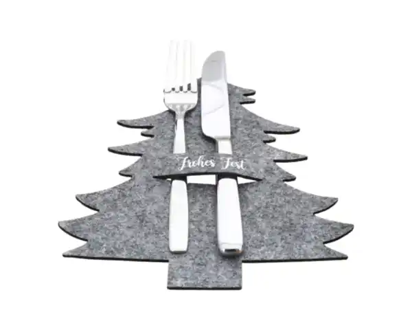 Bild 1 von Besteckhalter Weihnachtsbaum Filz