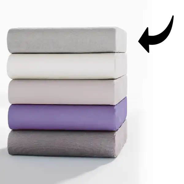 Bild 2 von Boxspringbett-Jersey-Spannbetttuch - ca. 180 x 200 - 200 x 220 cm