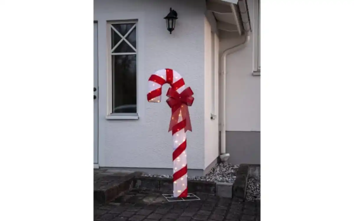 Bild 4 von Stehleuchte Candycane, rot/weiß, 150 cm