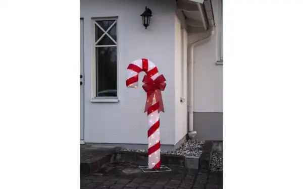 Bild 4 von Stehleuchte Candycane, rot/weiß, 150 cm
