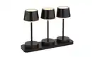 Bild 1 von Akku-Tischleuchte Dawson, schwarz, 3er Set