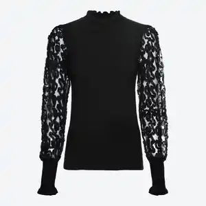 Damen-Pullover mit Rüschen