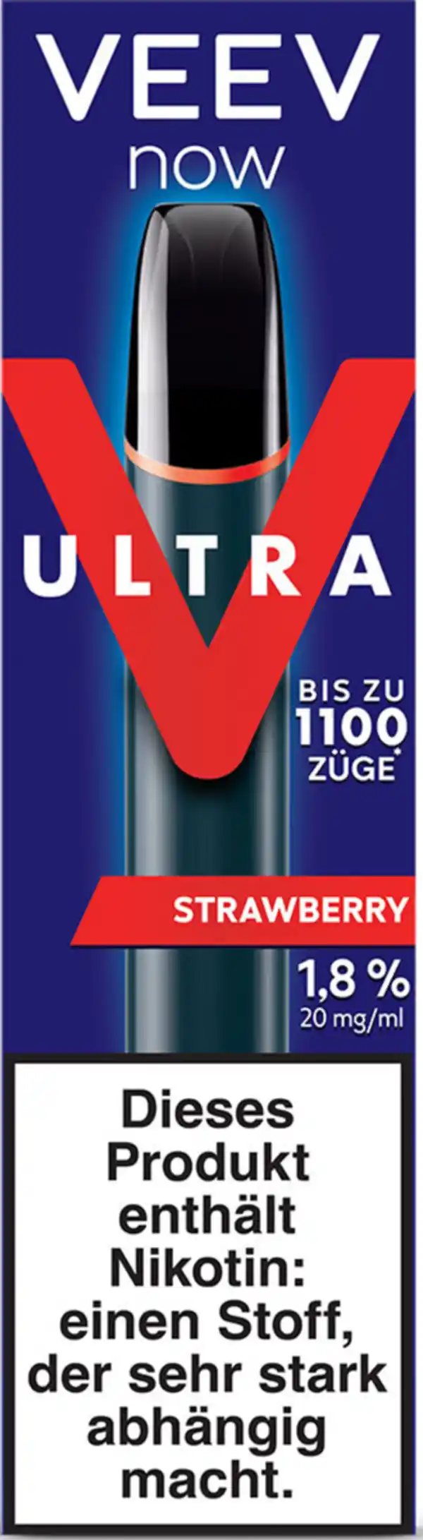 Bild 1 von VEEV Now Ultra Strawberry, 20 ml