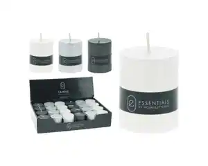 TD Stumpenkerze 4x5cm Rustik 3f