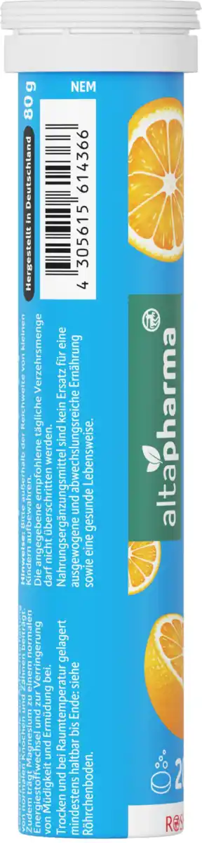 Bild 1 von altapharma Brausetabletten Magnesium, 80 g