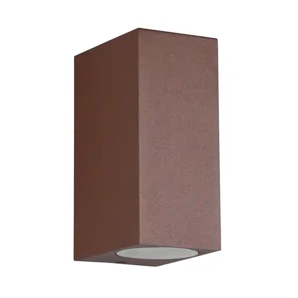 Bild 2 von Trio Außenwandleuchte Roya Eckig Rostfarbig