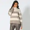 Bild 1 von Damen-Ringelpullover mit Rollkragen