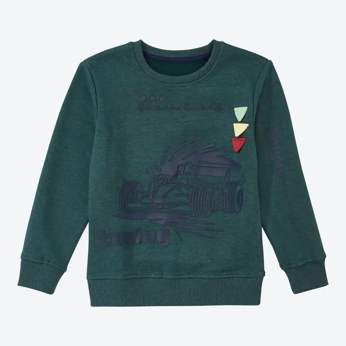 Bild 3 von Kinder-Jungen-Sweatshirt mit Rennwagen-Motiv