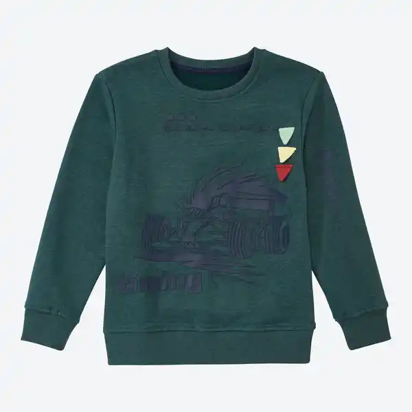 Bild 3 von Kinder-Jungen-Sweatshirt mit Rennwagen-Motiv