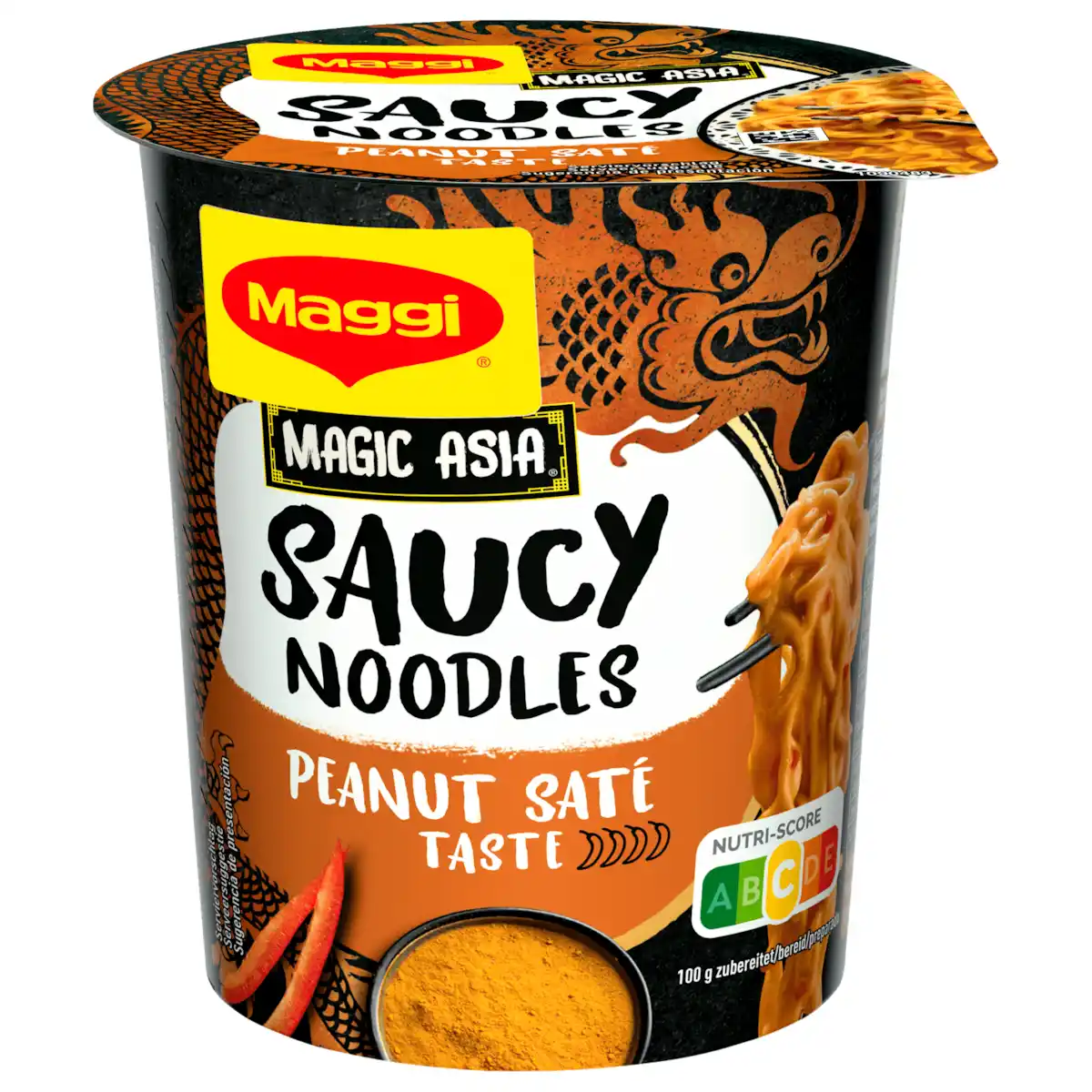 Bild 1 von Maggi Magic Asia Saucy Noodles Peanut Saté Taste 75g