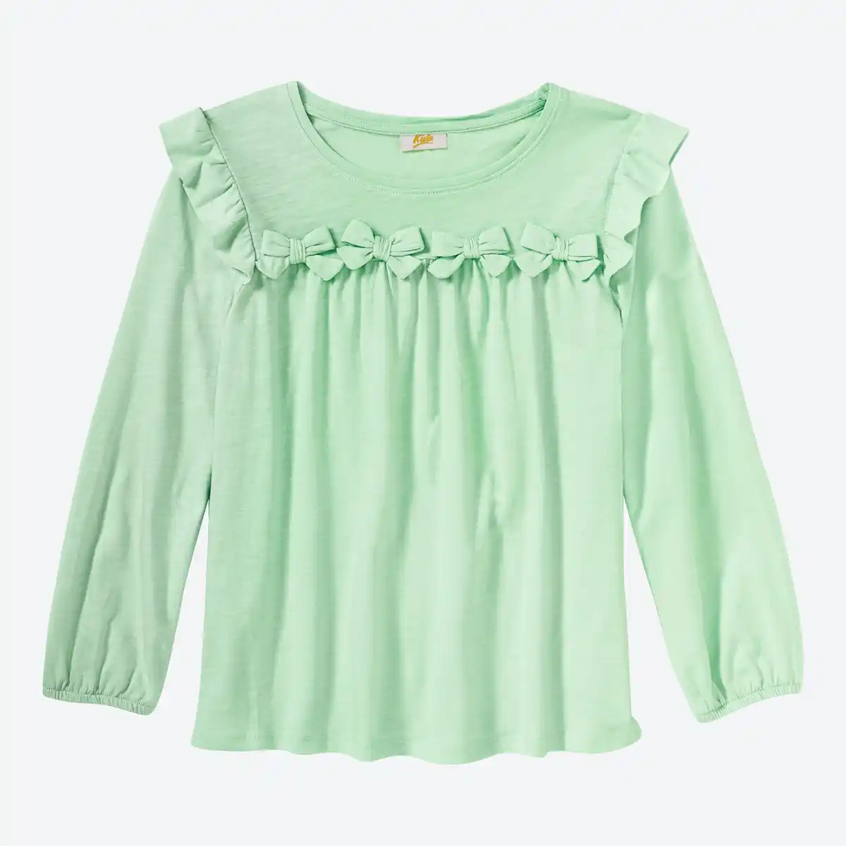 Bild 1 von Kinder-Mädchen-Shirt mit Schleifenapplikation