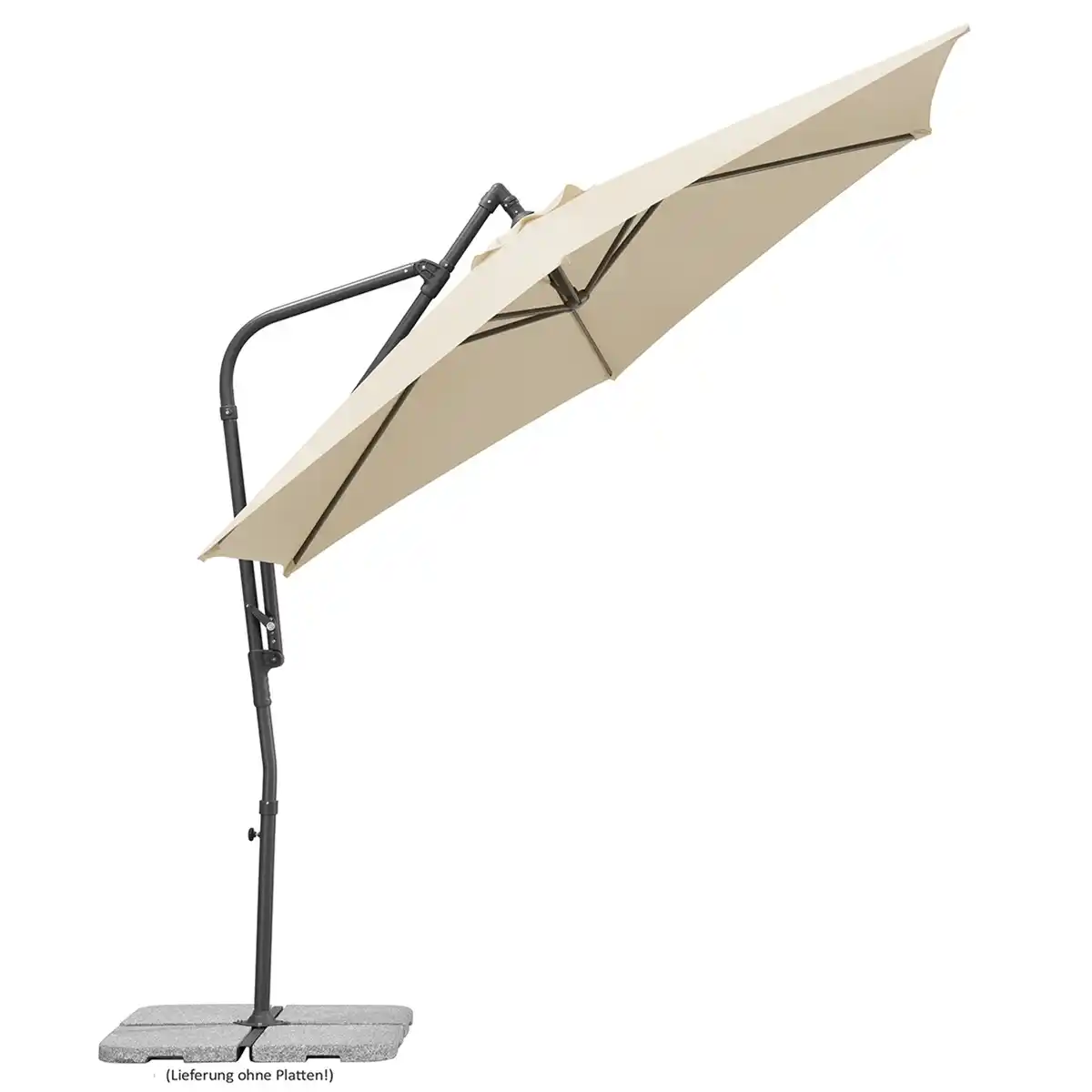 Bild 4 von Schneider Ampelschirm Genua Natur mit Kurbelmechanik