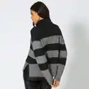 Bild 4 von Damen-Ringelpullover mit Rollkragen