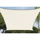 Bild 1 von Perel Sonnensegel rechteckig 2 x 3 m Cremefarben