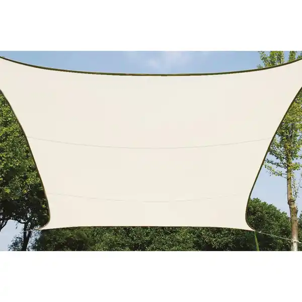 Bild 1 von Perel Sonnensegel rechteckig 2 x 3 m Cremefarben