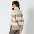 Bild 4 von Damen-Ringelpullover mit Rollkragen