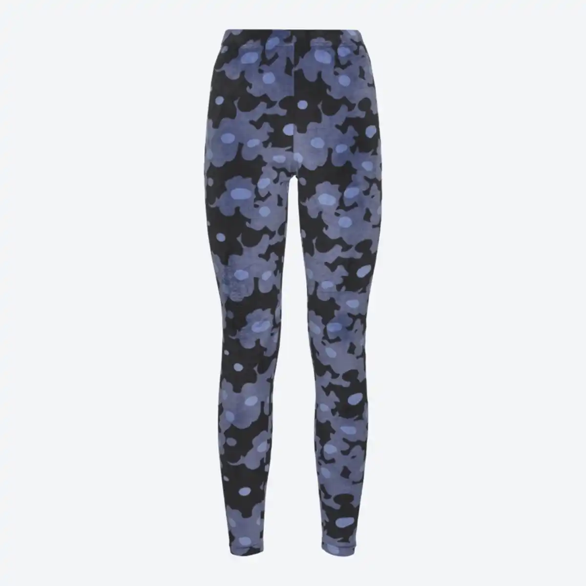 Bild 2 von Damen-Homewear-Velvet-Leggings mit Blumen-Muster