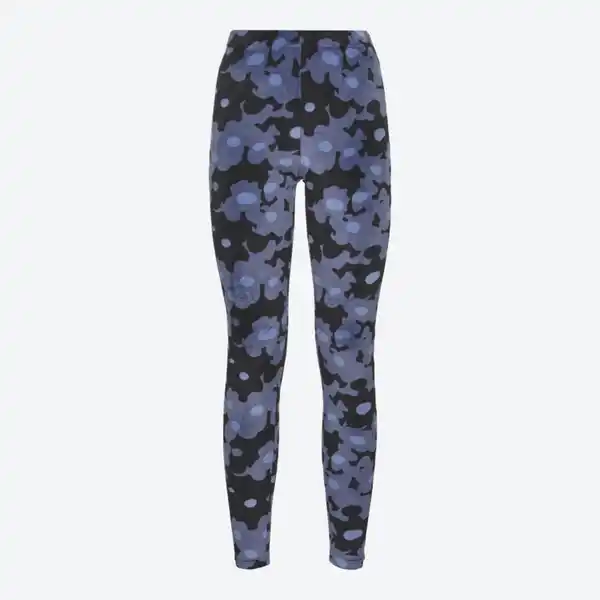 Bild 2 von Damen-Homewear-Velvet-Leggings mit Blumen-Muster