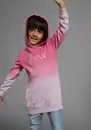 Bild 1 von KIDSWORLD Longsweatshirt LOVE im Farbverlauf mit Kapuze, Rosa