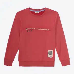 Kinder-Jungen-Sweatshirt mit Rundhalsausschnitt