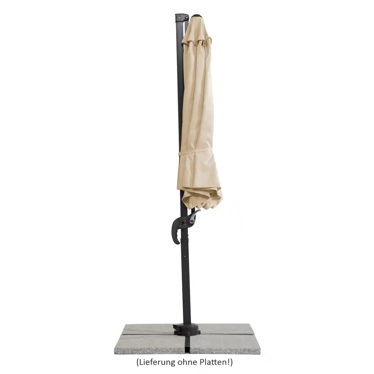 Bild 4 von Schneider Ampelschirm Ø 300 cm Natur mit Dreh- & Neigungsfunktion