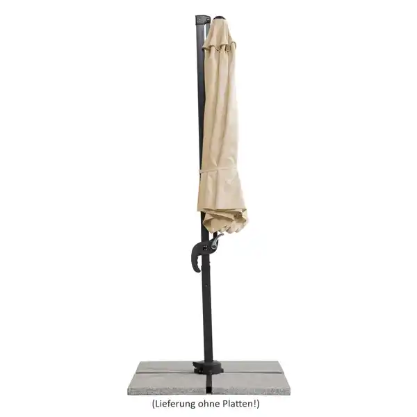 Bild 4 von Schneider Ampelschirm Ø 300 cm Natur mit Dreh- & Neigungsfunktion
