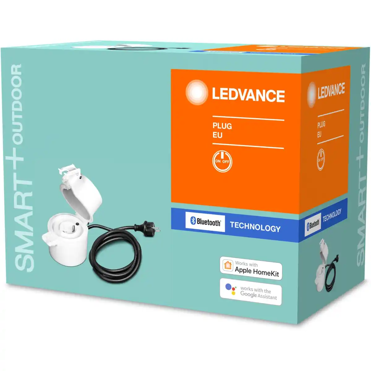 Bild 3 von Ledvance Smart+ Bluetooth schaltbare Outdoor-Steckdose On/Off EU-Stecker Weiß