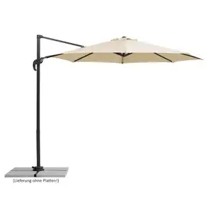 Schneider Ampelschirm Ø 300 cm Natur mit Dreh- & Neigungsfunktion