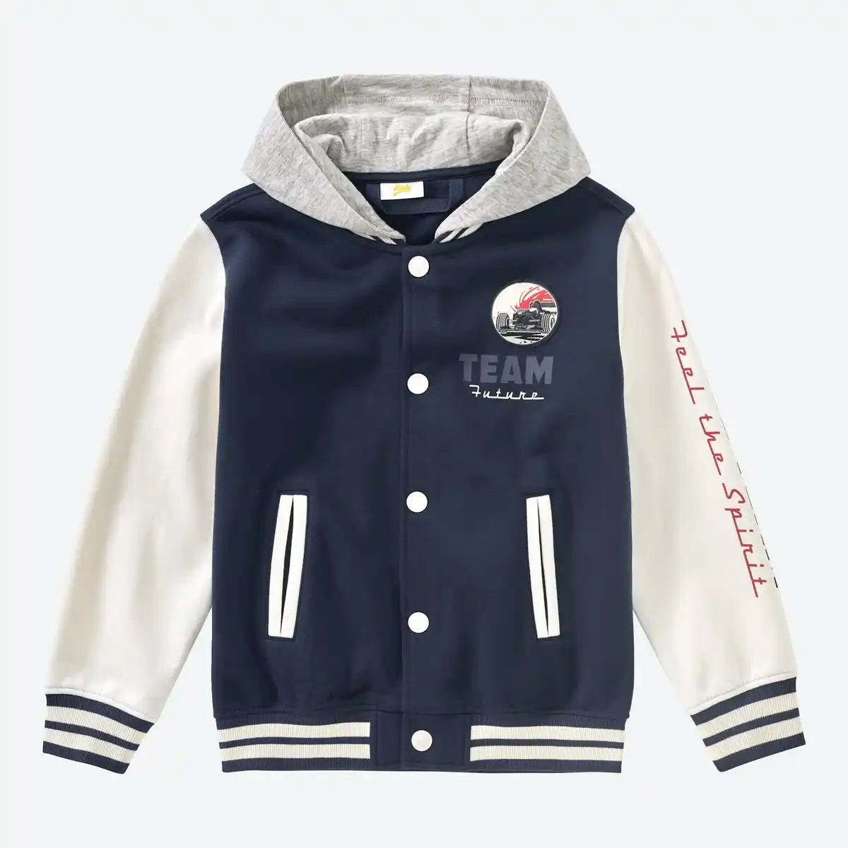 Bild 1 von Kinder-Jungen-Sweatjacke mit Kapuze