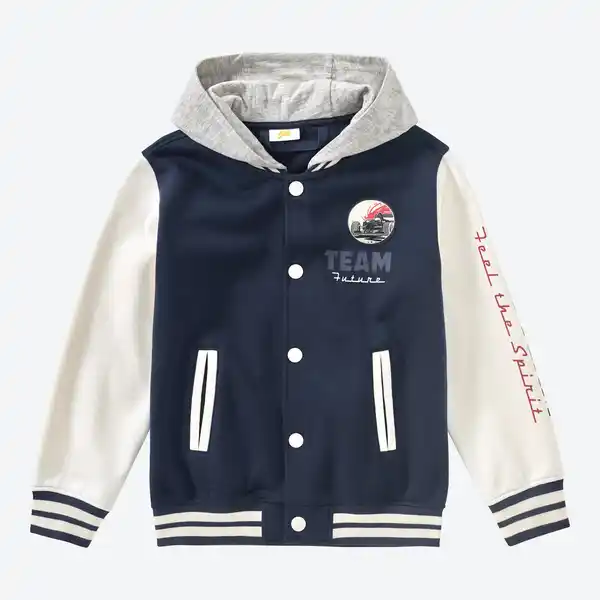 Bild 1 von Kinder-Jungen-Sweatjacke mit Kapuze