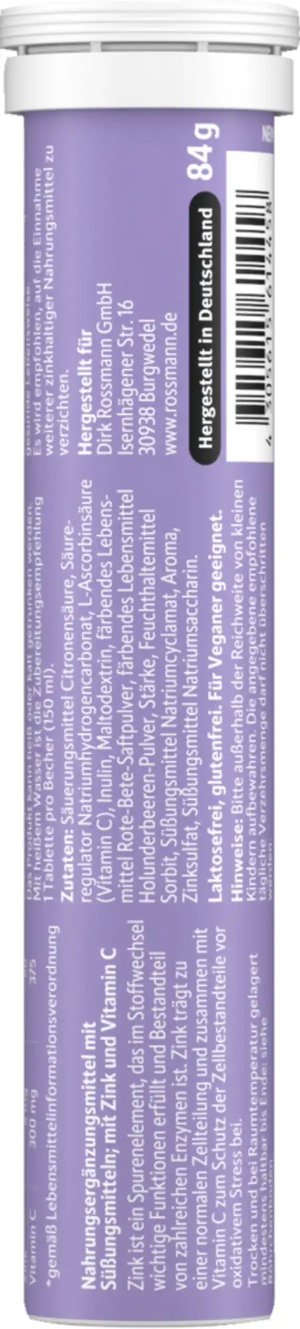 Bild 3 von altapharma Brausetabletten Zink + Vitamin C, 84 g