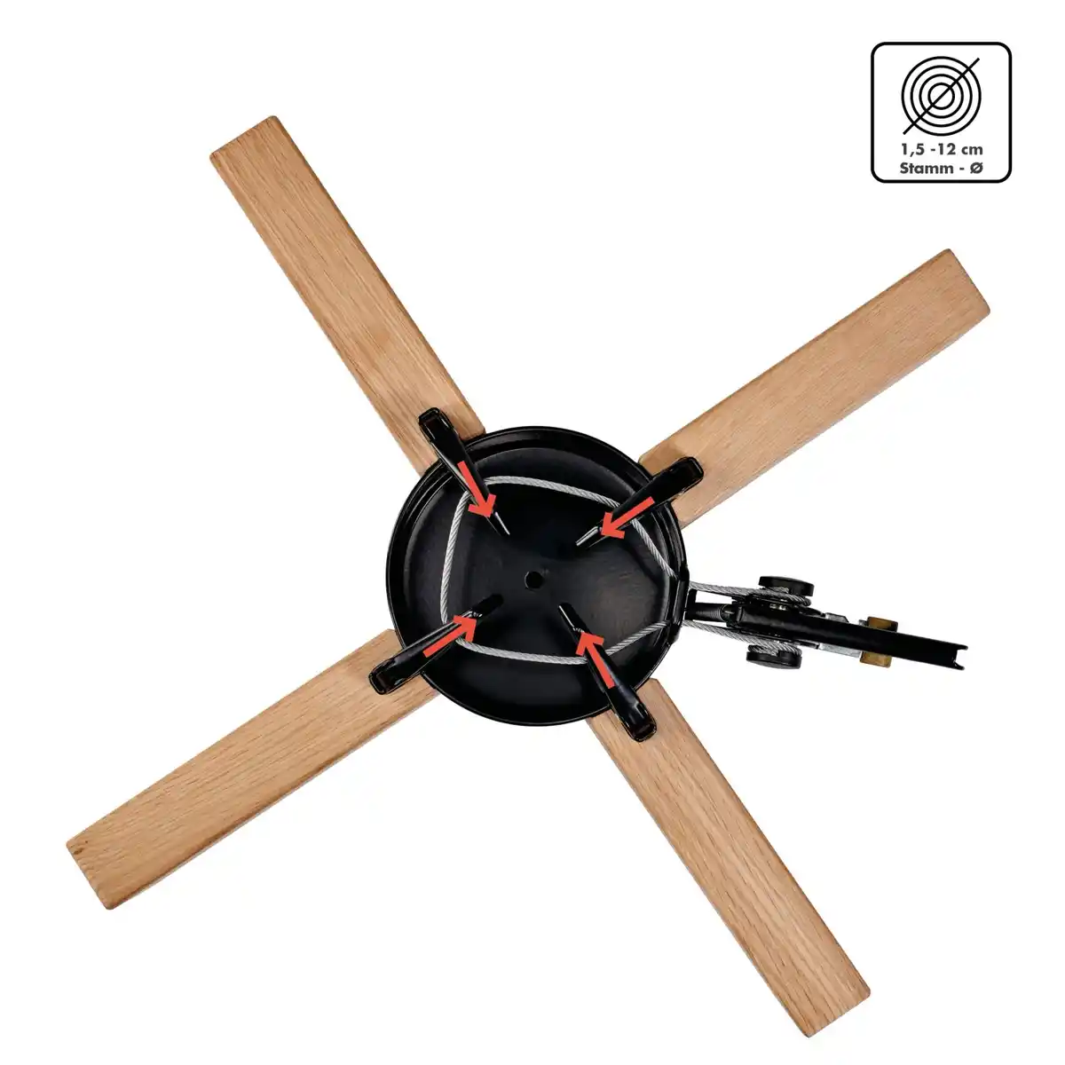 Bild 2 von Krinner Christbaumständer Kopenhagen 50 cm x 50 cm x 11,5 cm