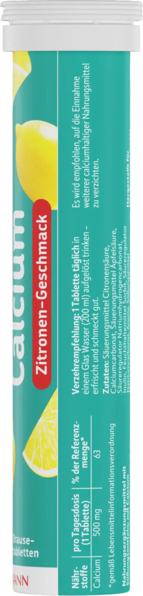 Bild 3 von altapharma Brausetabletten Calcium mit Zitronengeschmack, 90 g